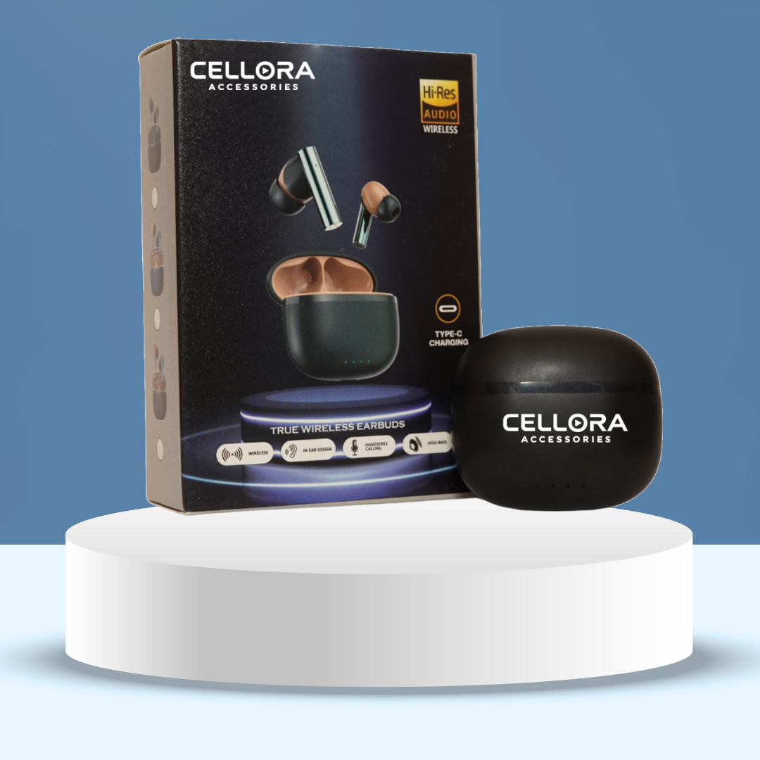 Cellora True Wireless Earbuds Black Edition - Image 2