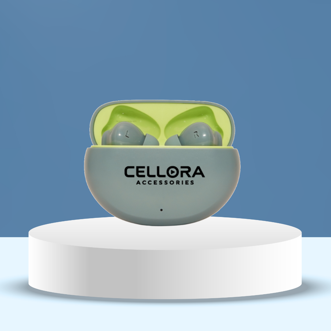 Cellora True Wireless Earbuds Green Edition