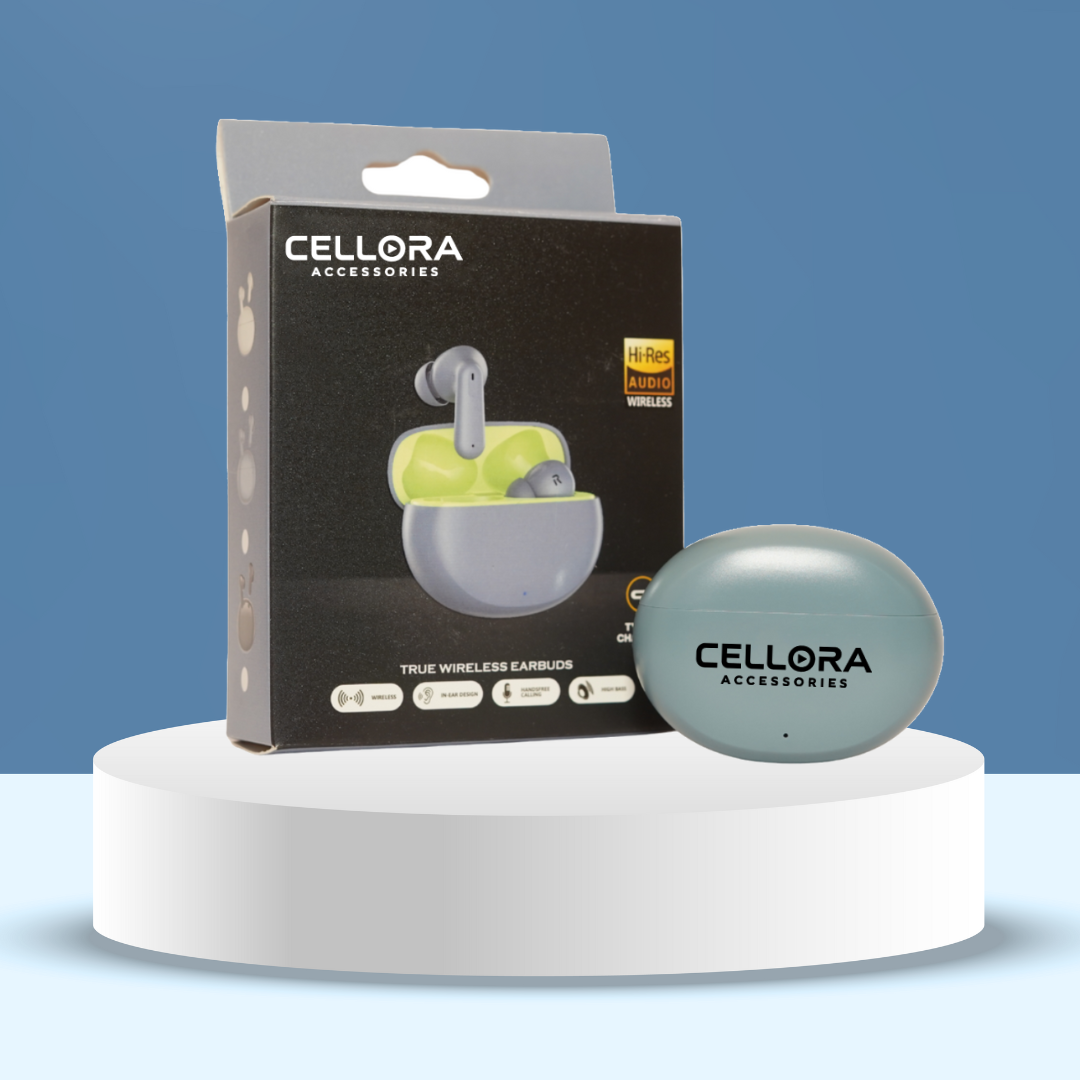 Cellora True Wireless Earbuds Green Edition - Image 3